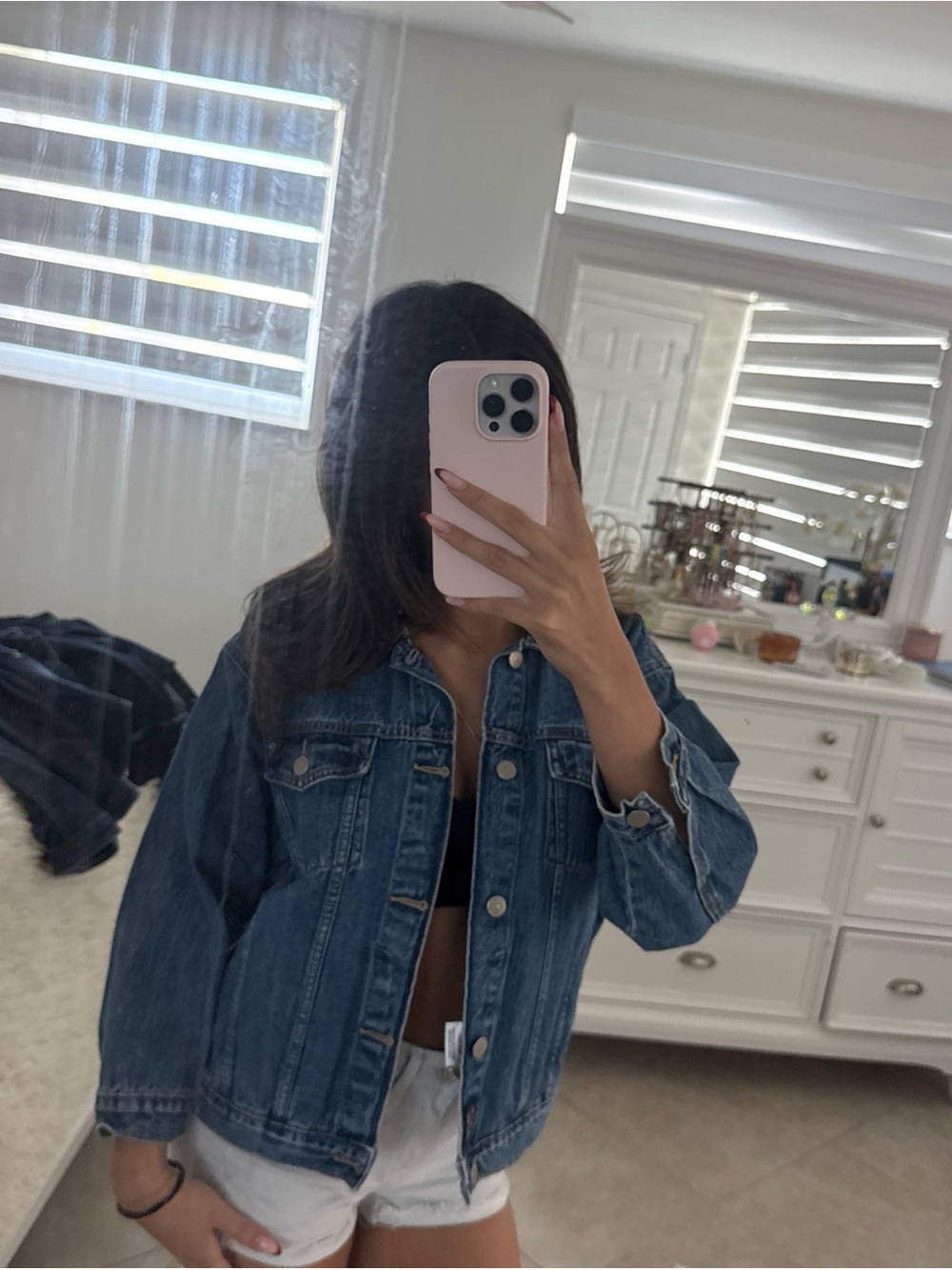 Classic Dark Blue Denim Jacket